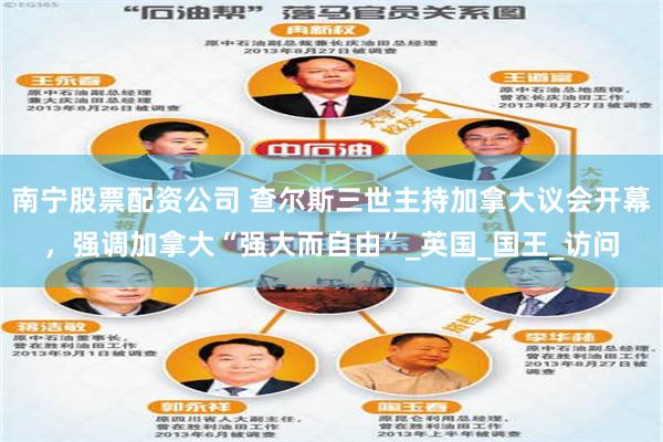 南宁股票配资公司 查尔斯三世主持加拿大议会开幕，强调加拿大“强大而自由”_英国_国王_访问
